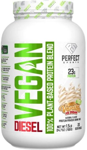 Perfect Sports Diesel Vegan 100% Plant-Based Protein Blend 700g Vanilla Ice Dream (Vanília)