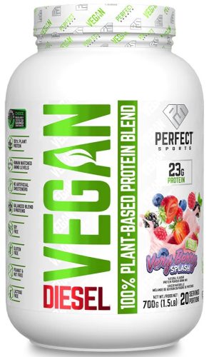 Perfect Sports Diesel Vegan 100% Plant-Based Protein Blend 700g Very Berry Splash (Erdei Gyümölcs)
