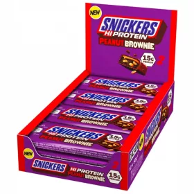 S&M Karton HiProtein Bar 12x50g SNICKERS PEANUT BROWNIE (Brownie) EXP.:2026/12/17