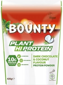 Snickers&Mars Protein Powder HiProtein Plant 420g BOUNTY DARK Coconut&Chocolate (Kókusz és Csoki)