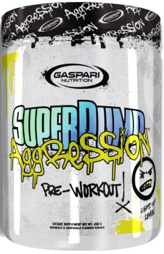 Gaspari Nutrition SuperPump Aggression 450g Lights Out Lemon (Citrom)