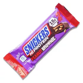 S&M Bar Hiprotein SNICKERS PEANUT BROWNIE (Brownie) 50g