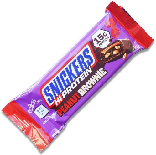 Snickers&Mars Bar SNICKERS PEANUT BROWNIE HiProtein (Mogyorós Brownie) 50g