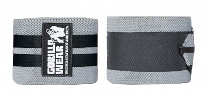Gorilla Wear Knee Wraps 200cm/79inch grey/Black (Szürke/Fekete) Térdbandázs