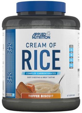 Applied Nutrition Cream Of Rice 2kg Toffee Bisquit (Karamella Keksz)
