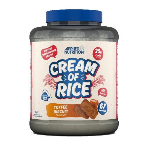 Applied Nutrition Cream Of Rice 2kg Toffee Bisquit (Karamella Keksz)