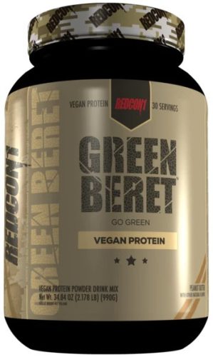 Redcon1 Green Beret Vegan Protein 1140g Peanut Butter (Mogyoróvaj)