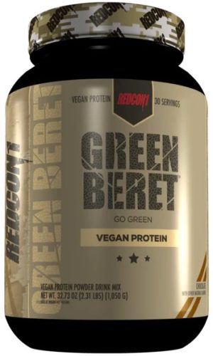 Redcon1 Green Beret Vegan Protein 1140g Strawberry (Eper)