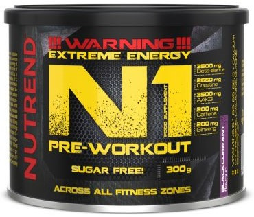 Nutrend N1 Pre-Workout Booster 300g Blue Raspberry (Kék Málna)