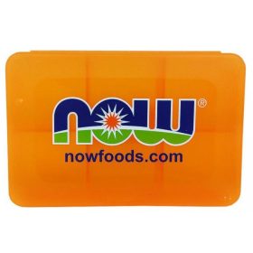 Now Foods Now Foods Orange Pillbox Kapszulatartó
