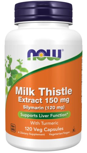 Now Foods Milk Thistle Extract 150mg 120 Veg Capsules 120 Kapszula