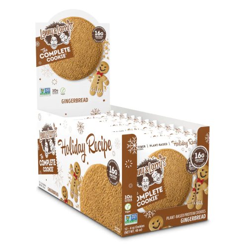Lenny & Larrys Karton The Complete Cookie 12x113g Gingerbread (Mézeskalács)