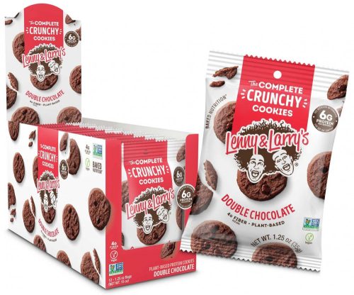 Lenny & Larrys Karton The Complete Crunchy Cookies 12x35g Double Chocolate (Csokoládé)