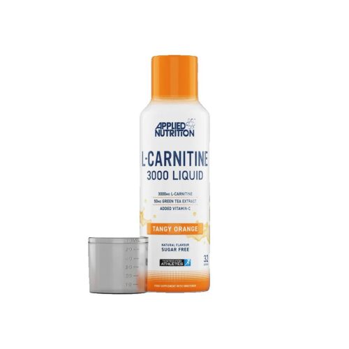 Applied Nutrition L-Carnitine 3000mg Liquid & Green Tea 495ml Tangy Orange (Narancs)