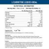 Applied Nutrition L-Carnitine 3000mg Liquid & Green Tea 495ml Tangy Orange (Narancs)