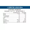 Applied Nutrition L-Carnitine 3000mg Liquid & Green Tea 495ml Sour Apple (Alma) tápérték