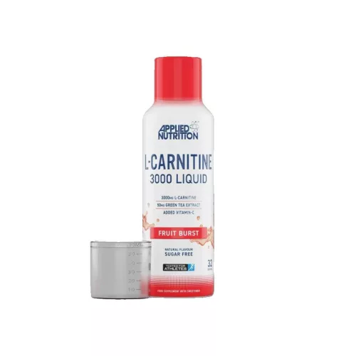 Applied Nutrition L-Carnitine 3000mg Liquid & Green Tea 495ml Fruit Brust (Gyümölcspuncs)