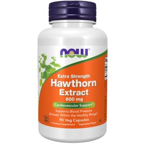   Now Foods Hawthorn Extract 600mg Extra Strength 90 Veg Capsules 90 Kapszula EXP.:2026/02/28