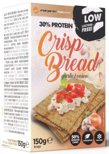 Forpro 30% Protein Crisp Bread Garlic & Onion 150g