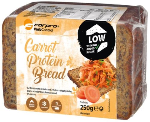 Forpro Carrot Protein Bread 5 Slices 250g