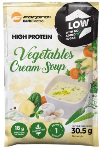 Forpro High Protein Vegetable Cream Soup 30,5g (Zöldség Leves)
