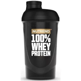 Nutrend Shaker 100% Whey Protein 600ml Black (Fekete)