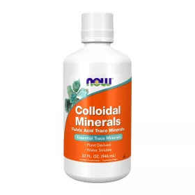 Now Foods Colloidal Minerals Fulvic Acid With Trace Minerals 946ml Unflavored (Ízesítetlen)
