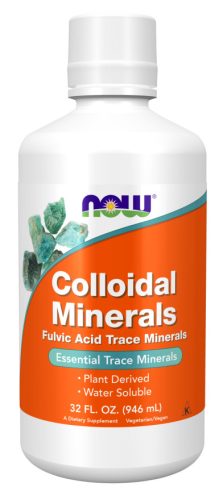 Now Foods Colloidal Minerals Fulvic Acid With Trace Minerals 946ml Unflavored (Ízesítetlen)