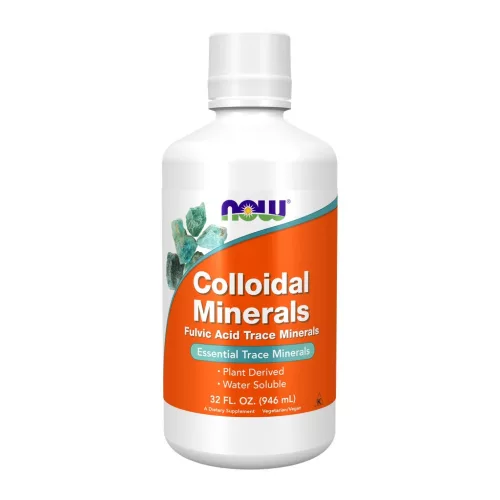 Now Foods Colloidal Minerals Fulvic Acid With Trace Minerals 946ml Unflavored (Ízesítetlen)