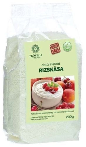 Provega Trend Karton Instant Rizskása 15x200g Unflavored (Ízesítetlen)