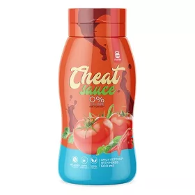Cheat Meal Cheat Sauce 0% 500ml Spicy Ketchup With Herbs (Csípős Ketchup Zöld Fűszerrel)