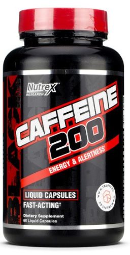 Nutrex Caffeine 200 Energy & Alertness 60 Capsules 60 Kapszula
