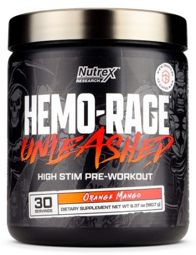 Nutrex Hemo-Rage Unleashed 180g Orange Mango (Narancs Mangó)