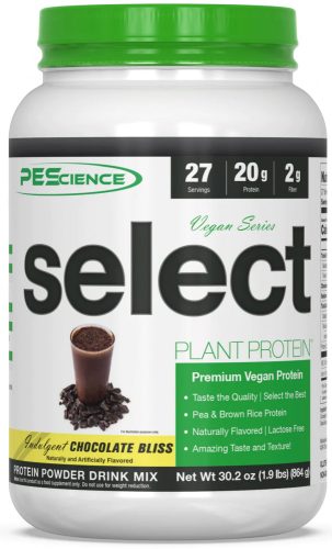 PEScience Vegan Series Select Protein 907g Indulgent Chocolate Bliss (Csokoládé)
