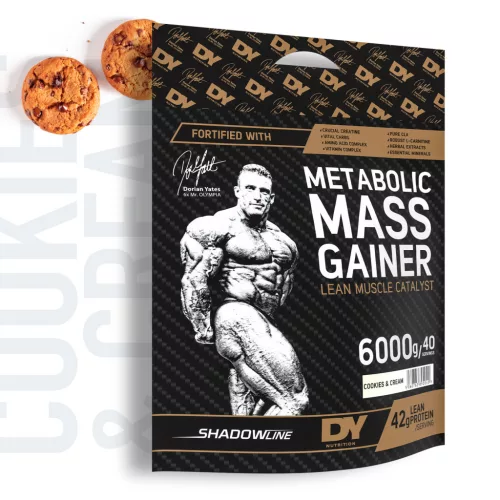 Dorian Yates Metabolic Mass Gainer 6000g Cookies & Cream (Sütikrém)