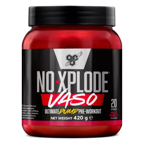 BSN No-Xplode VASO 420g Fruit Punch (Gyümölcspuncs) EXP.:2027/01/31