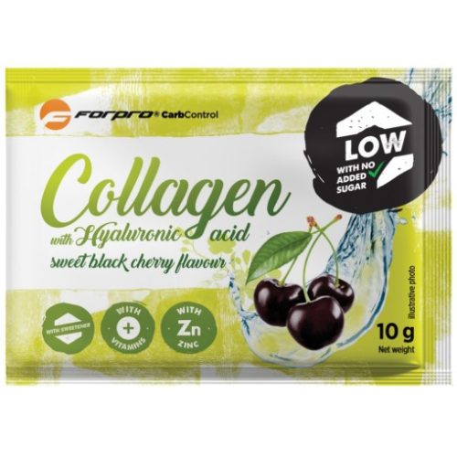 Forpro Collagen with Hyaluronic acid 10g Sweet Black Cherry (Fekete Cseresznye)