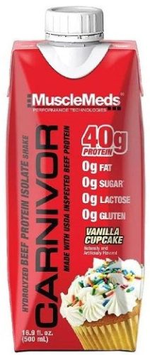 MuscleMeds Carnivor RTD 500ml Vanilla Cupcake (Vanília)