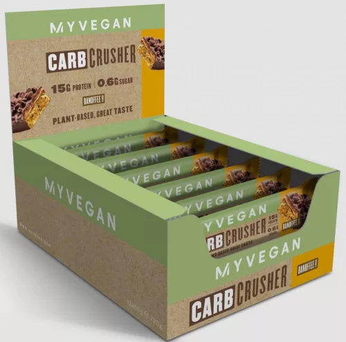 Myprotein Karton Myvegan Carb Crusher 12x60g Banoffee (Banán)