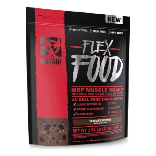 Mutant Flex Food 880g Chocolate Brownie (Csokoládé Brownie)