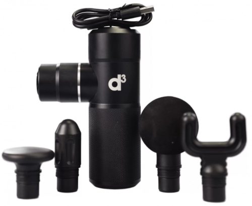 d3 Personal Therapeutic Massage (Masszázspisztoly) Black (Fekete)