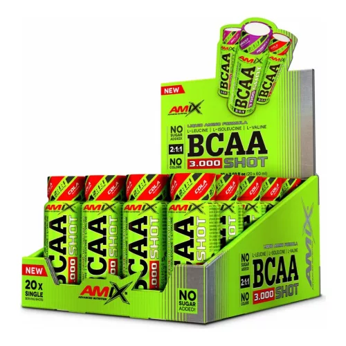 AMIX Karton BCAA 3000 Shot 20x60ml Cola (Kóla)
