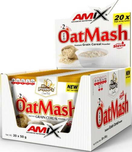 AMIX Karton Mr. Poppers OatMash 20x50g Creamy Banoffee (Banán)