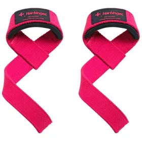   Harbinger Womens Padded Cotton Lifting Straps (Gurtni) Pink (Rózsaszín)