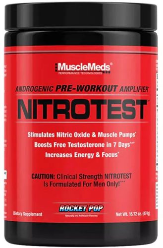 MuscleMeds Nitrotest 474g Rocket Pop (Nyalóka)