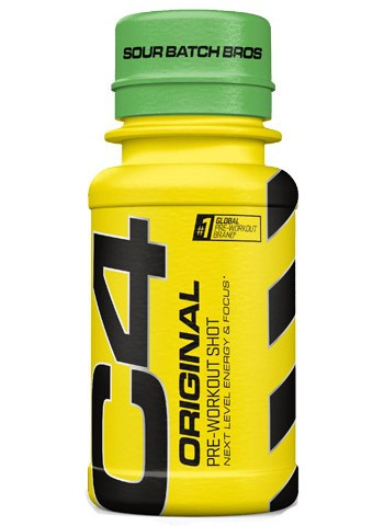 Cellucor C4 Original Pre-Workout Shots 60ml Sour Batch Bros (Savanyú Cukorka)