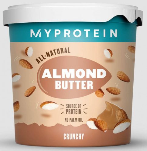 Myprotein All-Natural Almond Butter 1000g Crunchy (Ropogós)
