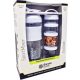 Blender Bottle Combo Pak Sportmixer Go Stack White (Fehér) 28oz Shaker + Go Stack Starter 4 Pak