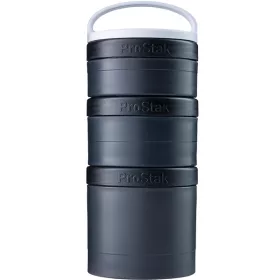   Blender Bottle Pro Stak Expansion 3Pak Full Color Black (Fekete) 3 Részes Tároló Szett