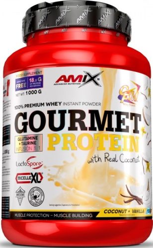 AMIX Gourmet Protein 1000g Coconut Vanilla Yoghurt (Kókusz Vanília) EXP.:2025/09/01